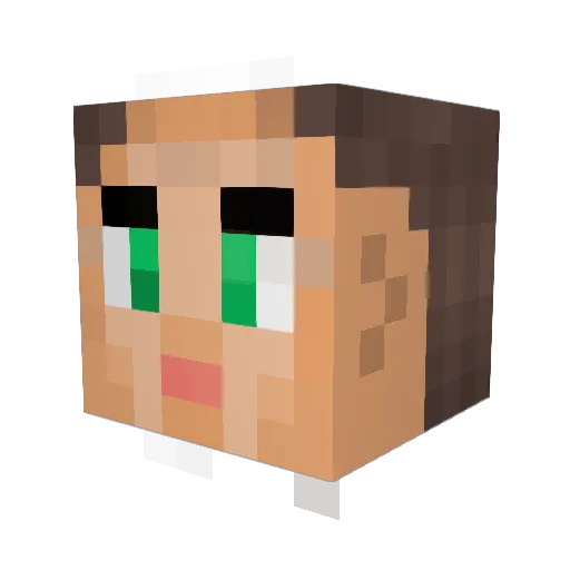 PharaohABQ Minecraft avatar head, 3D render