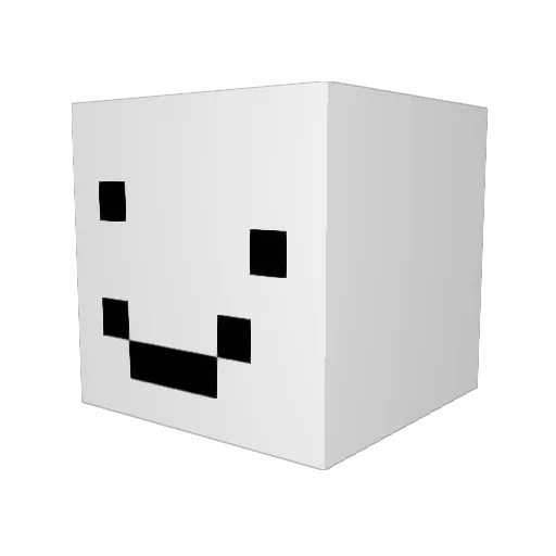 Pharbetol Minecraft avatar head, 3D render