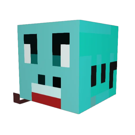 Pharbz227 Minecraft avatar head, 3D render
