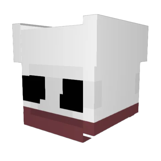 PharosRollsOnes Minecraft avatar head, 3D render