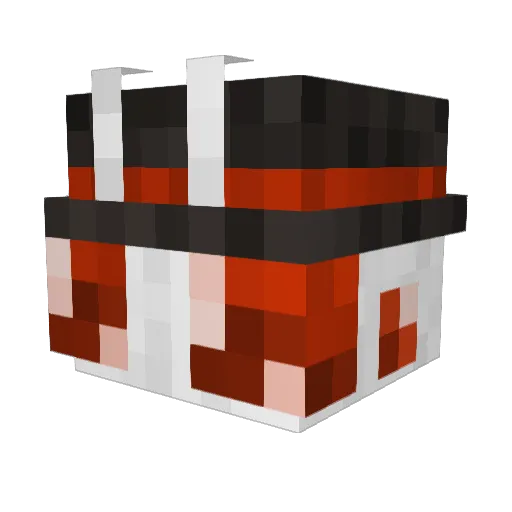 Pharosite Minecraft avatar head, 3D render