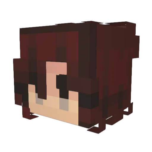Pharout Minecraft avatar head, 3D render