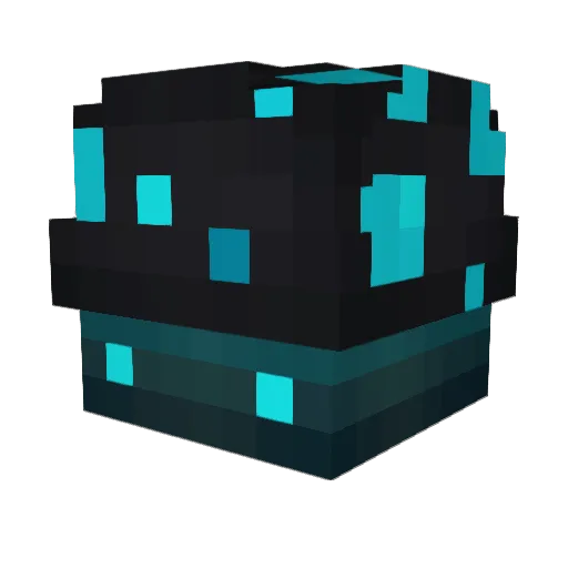 Pharqh Minecraft avatar head, 3D render
