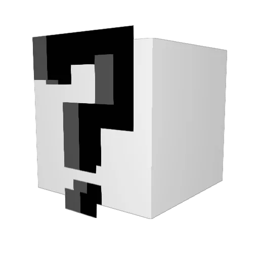 PhaseXD_ Minecraft avatar head, 3D render
