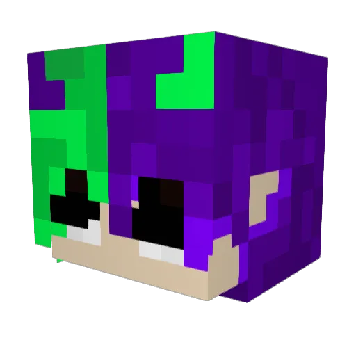 Phaser420 Minecraft avatar head, 3D render