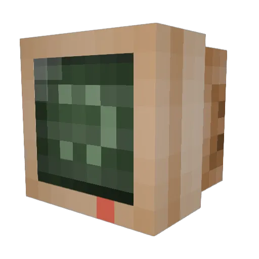 PhaserRave Minecraft avatar head, 3D render