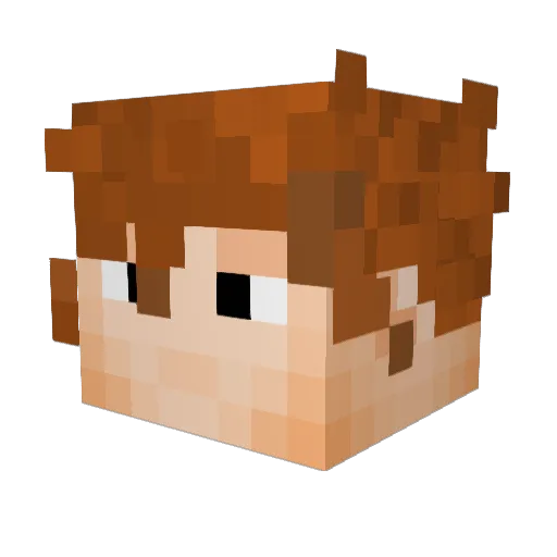 PhatDoinkz Minecraft avatar head, 3D render
