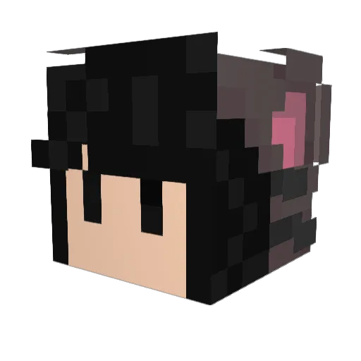PhatRatInUrArea Minecraft avatar head, 3D render