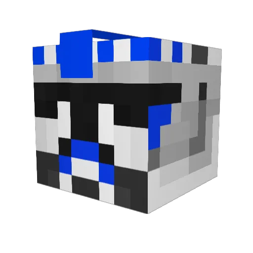 PhatStacks Minecraft avatar head, 3D render