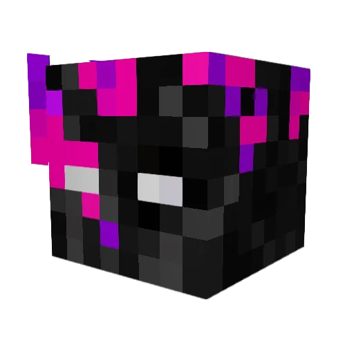 Phaton13 Minecraft avatar head, 3D render