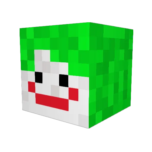 Phazahp Minecraft avatar head, 3D render