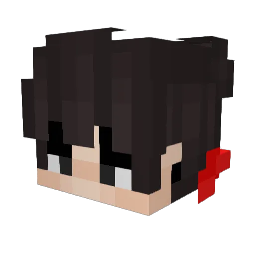 Phearz Minecraft avatar head, 3D render