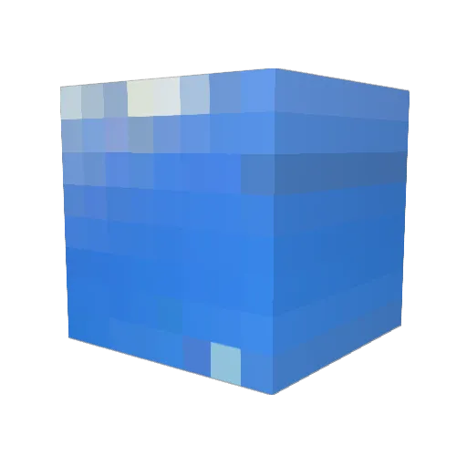 Pheblex Minecraft avatar head, 3D render