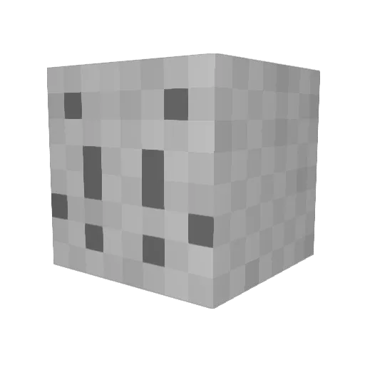 PheeCat1 Minecraft avatar head, 3D render