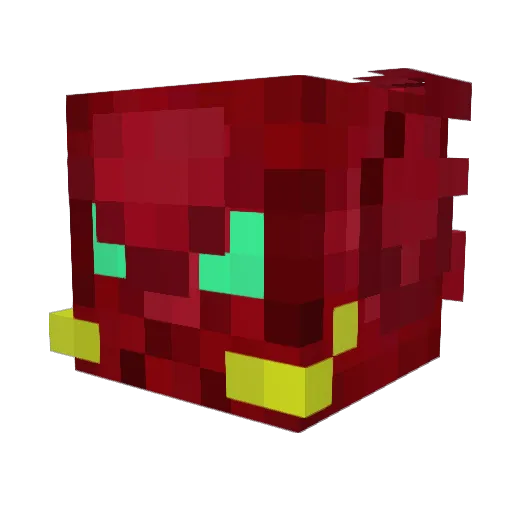 Phenexgaming Minecraft avatar head, 3D render