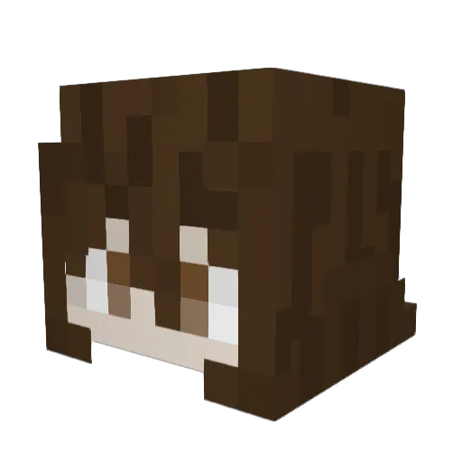PhenixHyperr Minecraft avatar head, 3D render