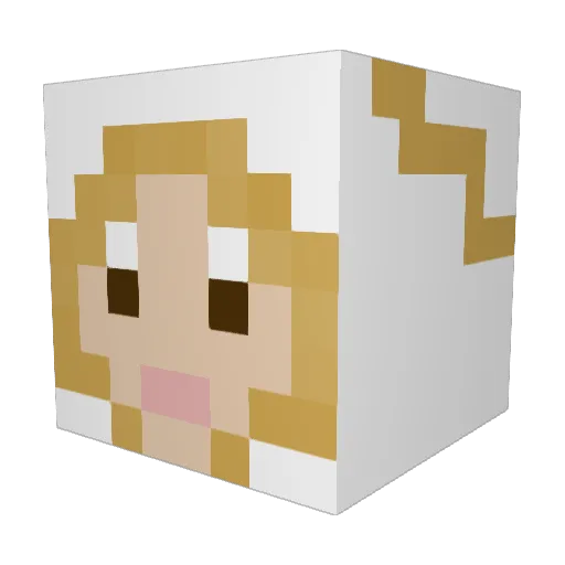 PheonixSlayer7 Minecraft avatar head, 3D render