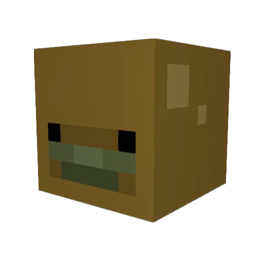 Pheonix_A Minecraft avatar head, 3D render
