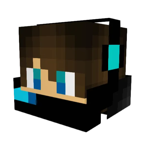 Pheonix_LYX Minecraft avatar head, 3D render