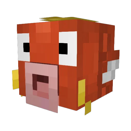 Phero19 Minecraft avatar head, 3D render