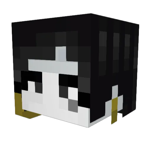 Pheromanesis Minecraft avatar head, 3D render
