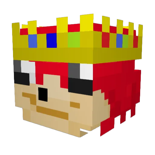 Phesonor Minecraft avatar head, 3D render
