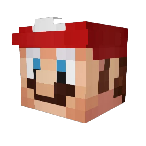 Pheven1908 Minecraft avatar head, 3D render