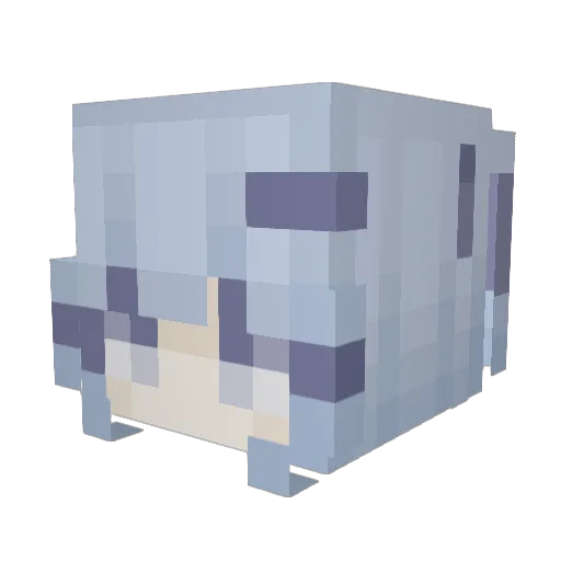 Phigr0s Minecraft avatar head, 3D render