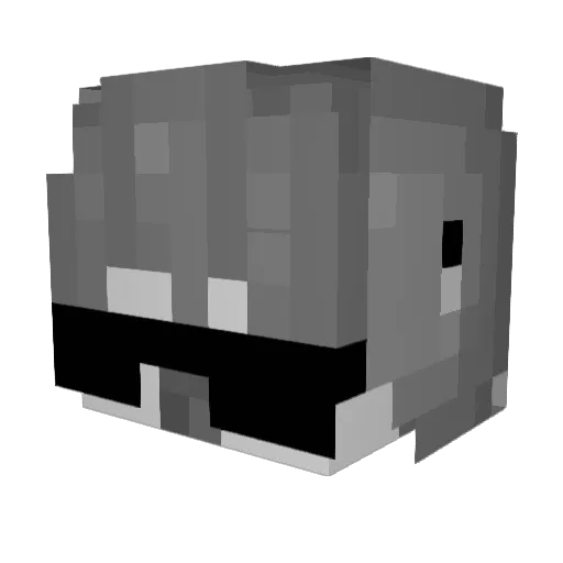 PhilAstisxh Minecraft avatar head, 3D render