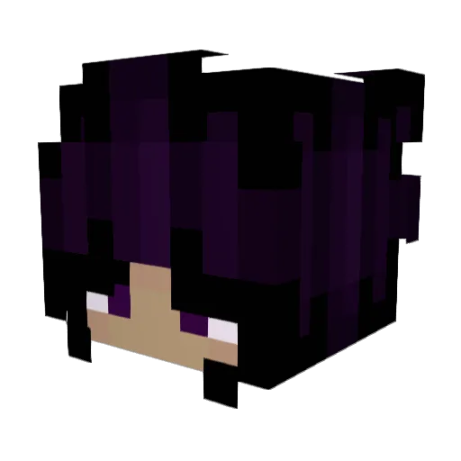 PhilIsSanta Minecraft avatar head, 3D render