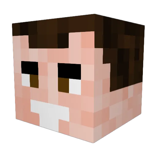 PhilSwifter32 Minecraft avatar head, 3D render