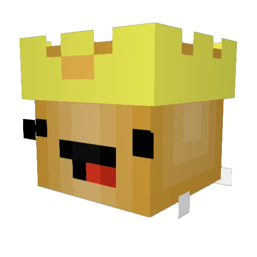 PhilThePotatoe Minecraft avatar head, 3D render