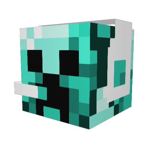 Phil_ED2 Minecraft avatar head, 3D render