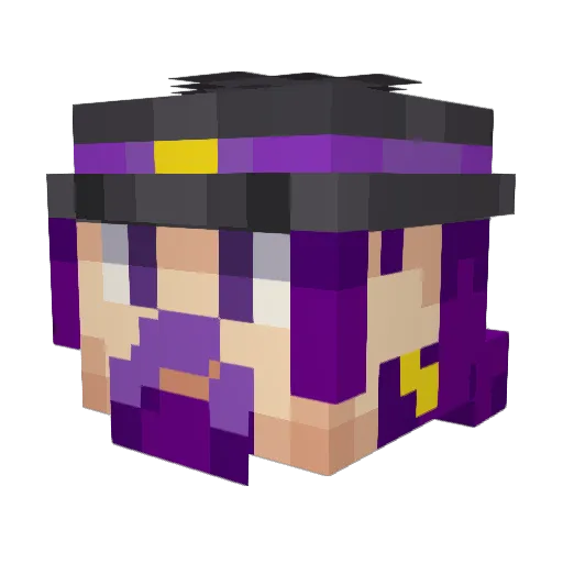 Phil_Otek Minecraft avatar head, 3D render