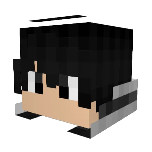 Phil_US64 Minecraft avatar head, 3D render