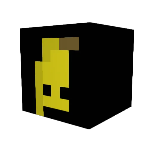 Phildontcare Minecraft avatar head, 3D render