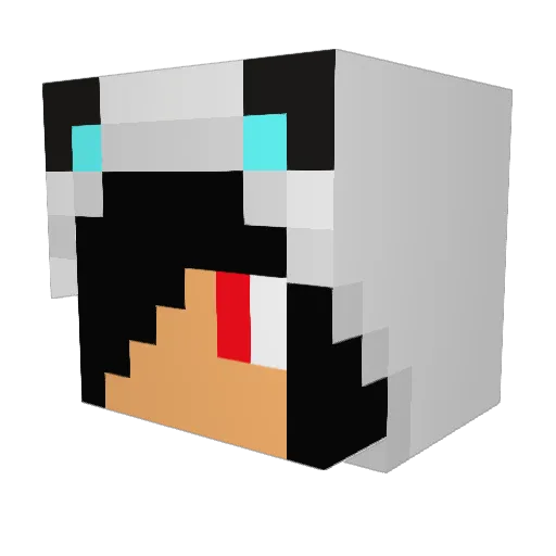 Phileas_L Minecraft avatar head, 3D render