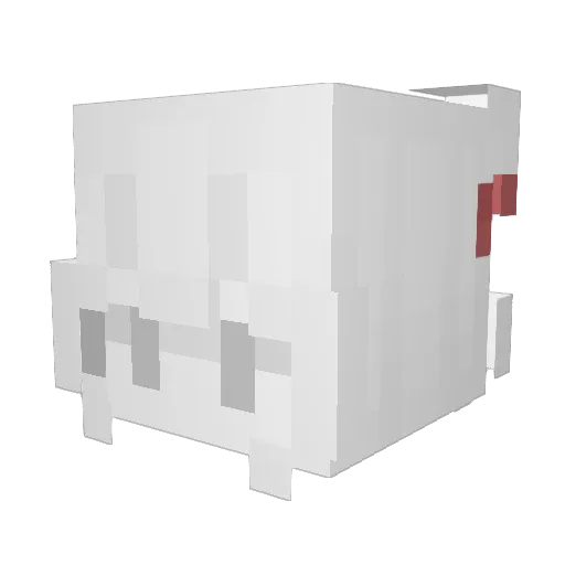 Philia_Yu Minecraft avatar head, 3D render