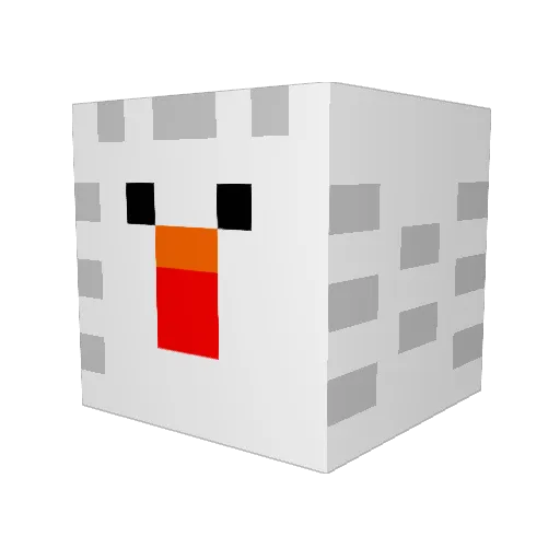 Philinator48 Minecraft avatar head, 3D render