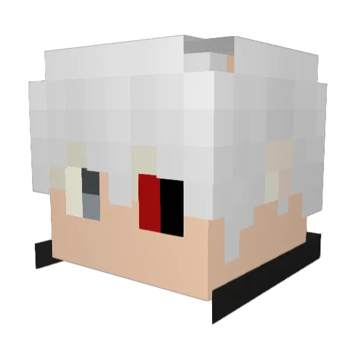 Philip19089 Minecraft avatar head, 3D render