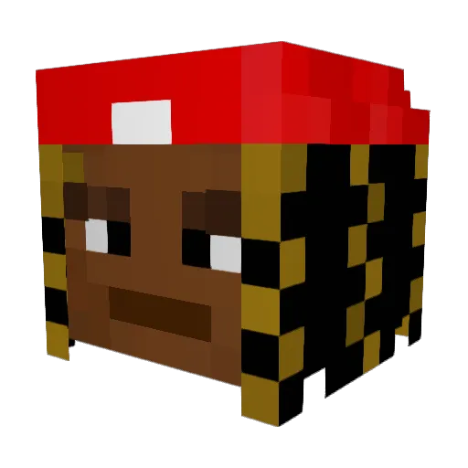 Philip6280 Minecraft avatar head, 3D render