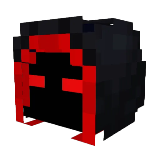 Philip67Gran Minecraft avatar head, 3D render