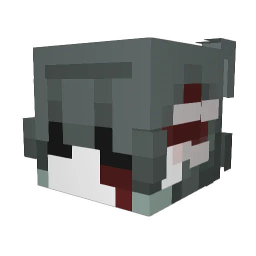 PhilipSwanson Minecraft avatar head, 3D render