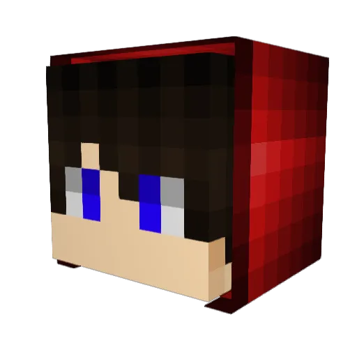 Philip_WizeVIP Minecraft avatar head, 3D render