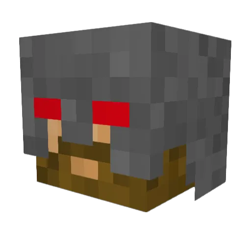 Philipp0257 Minecraft avatar head, 3D render