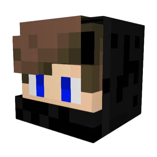 Philipp2000 Minecraft avatar head, 3D render