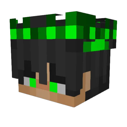 Philipp2023 Minecraft avatar head, 3D render