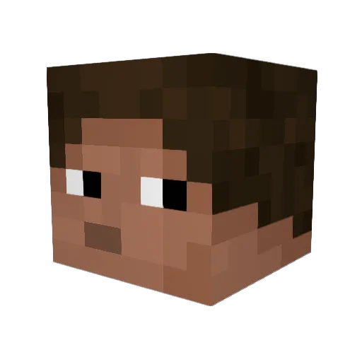 Philipp_qp Minecraft avatar head, 3D render