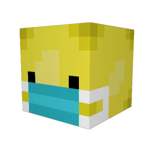 Phill_G_ Minecraft avatar head, 3D render