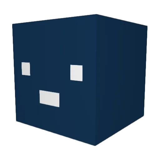 Phillers Minecraft avatar head, 3D render